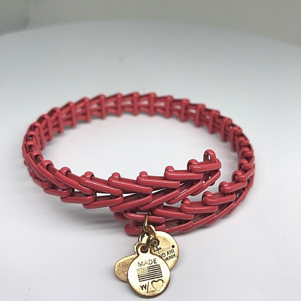 Alex and Ani Dusty Rose Gypsy 66 Wrap Bracelet VW444DR